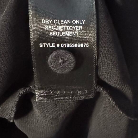 REBECCA TAYLOR KYLA PULLOVER BLOUSE SIZE XS BLACK - Picture 9 of 9